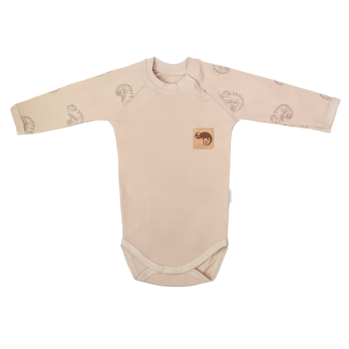 Mamatti chłopięce body  Kameleon beżowe