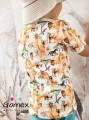 Gamex chłopięcy komplet t-shirt + spodenki niebieskie SAFARI  #2