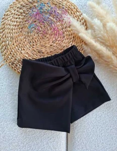 NIkol Kids Fashion spódnico-szorty czarne