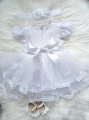 LuLu Design sukienka na Chrzest Święty Anna z tiulem #2